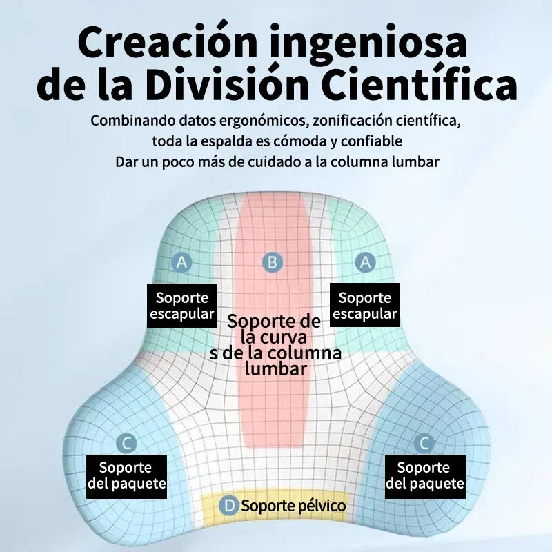 SpinaDesk™ Bureau — Coussin Lombaire Chaise | Posture au Travail