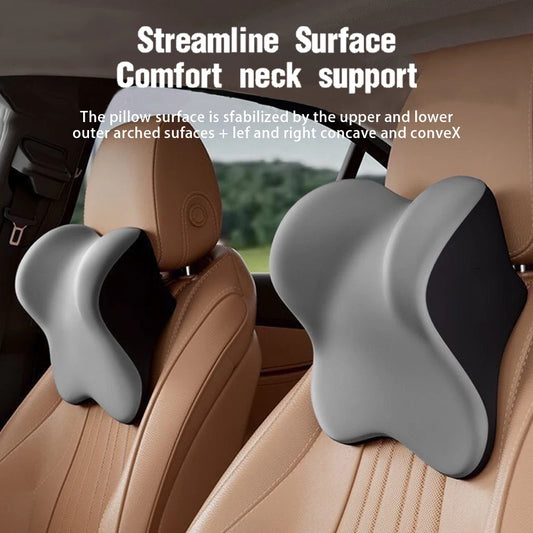 SpinaDesk™ Auto — Coussin Lombaire Voiture | Confort Longue Distance
