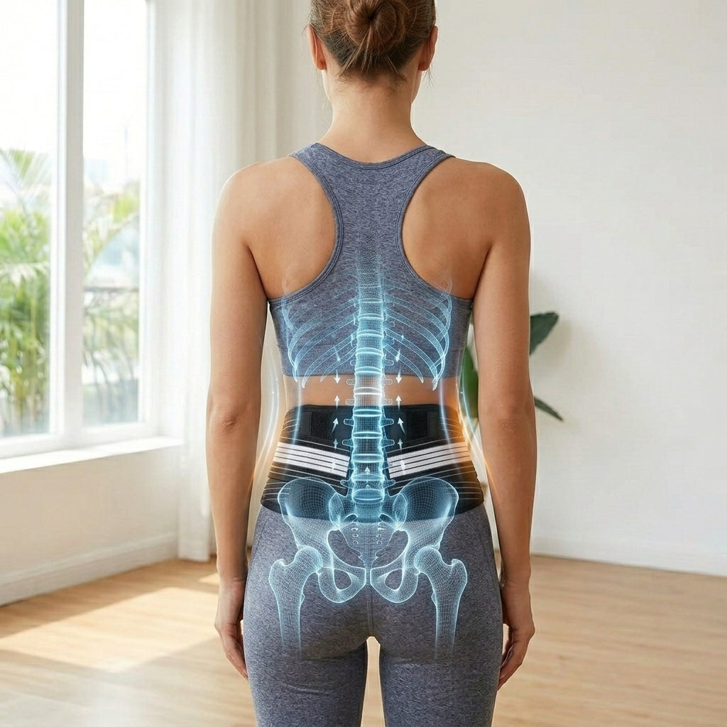 Ceinture lombaire SpinaFlex - vue détail matière et texture